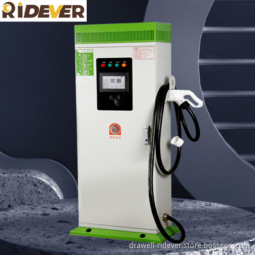 Ridever New Energy DC سيارة كهربائية شحن شحن ما بعد Universal 380V شحن سريع 30 كيلو واط محطة تجارية